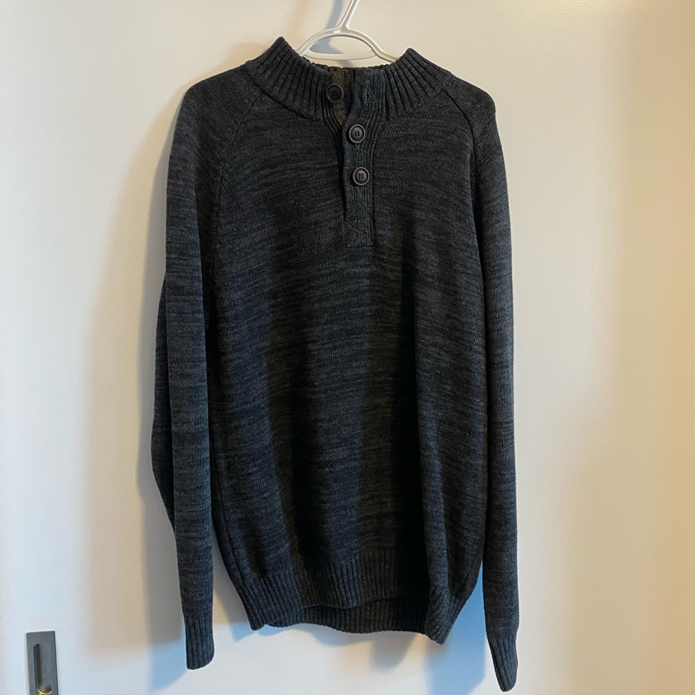 Men’s Knit Sweater- 3 Button